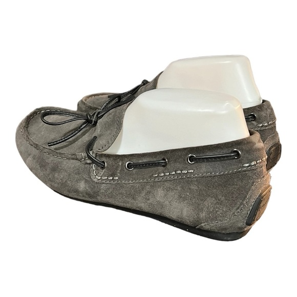 Coach Jasper Suede Leather Slip-On Loafers Gray Size 7D Men’s - Picture 4 of 11